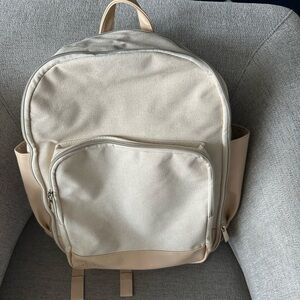 Travel Backpack in Beige - BEIS